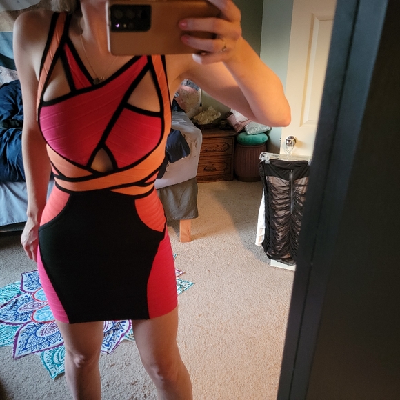 Bebe Cocktail Dress - Picture 1 of 7